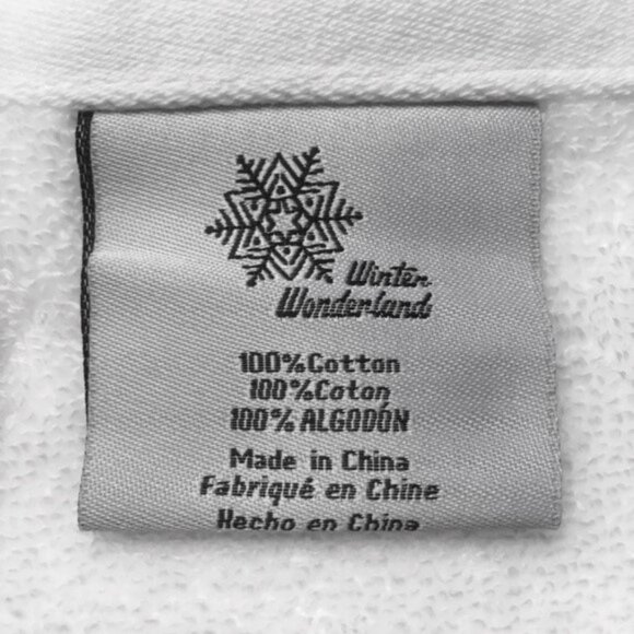 2 new Winter Wonderland 100% Cotton 27x54" BATH Towels - WHITE DOTS on WHITE - Picture 8 of 8